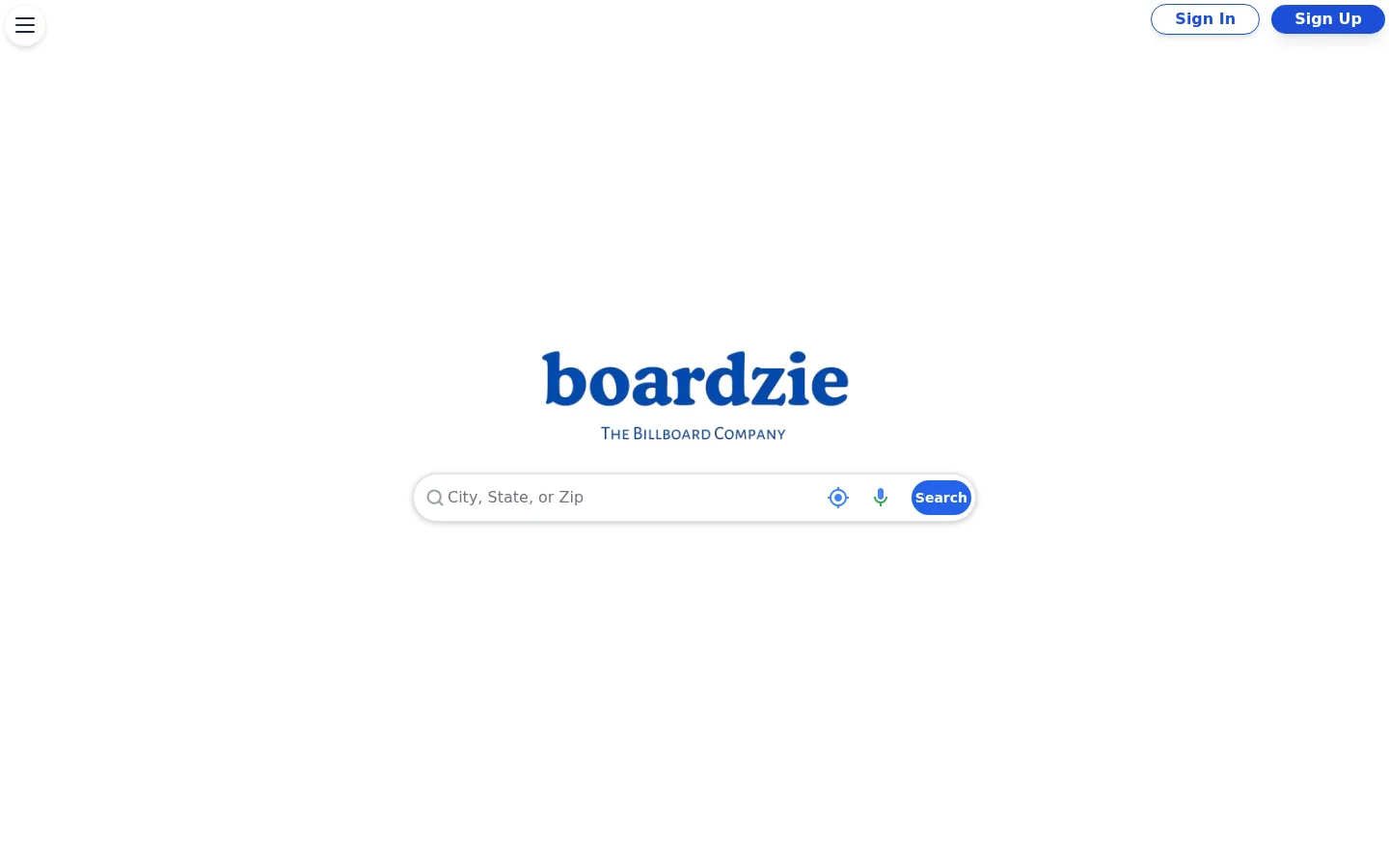 Boardzie website hero screenshot