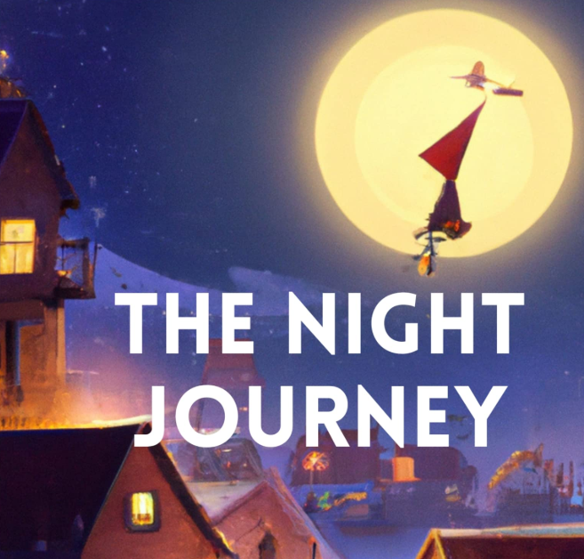 The Night Journey website hero screenshot